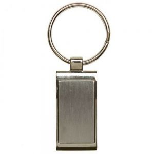 LLAVERO RECTANGULAR SENCILLO PLANO personalizada